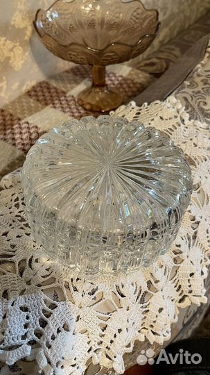 Хрустальная ваза салатник