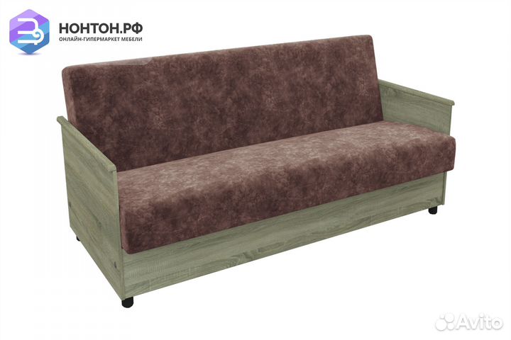 Диван книжка Вега-Ламино серый