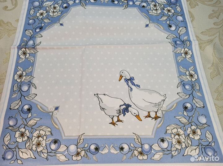 Набор салфеток Гуси 3 шт. х 40 см Хлопок