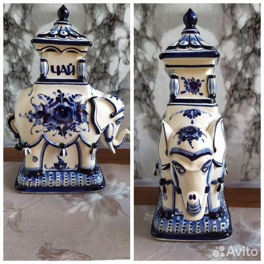 Фарфоровая посуда гжель