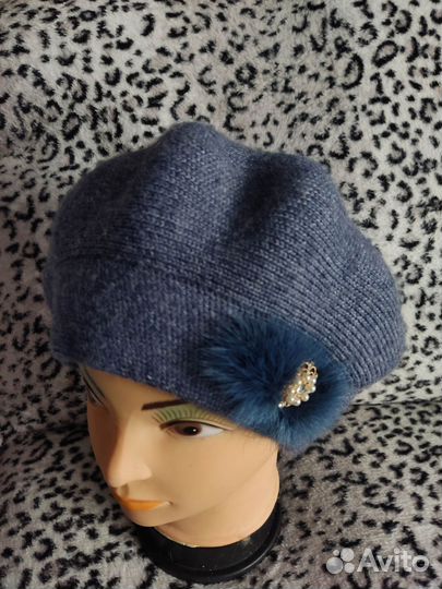 Берет женский зимний