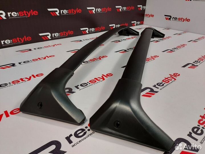 Рейлинги поперечные Lexus LX570 с16г Черные