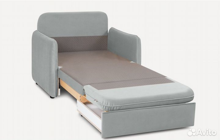 Кресло-кровать Кейсес Velvet Grey