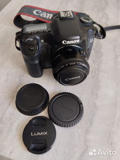 Фотоаппарат Canon 40D с объективом и сумками и акс