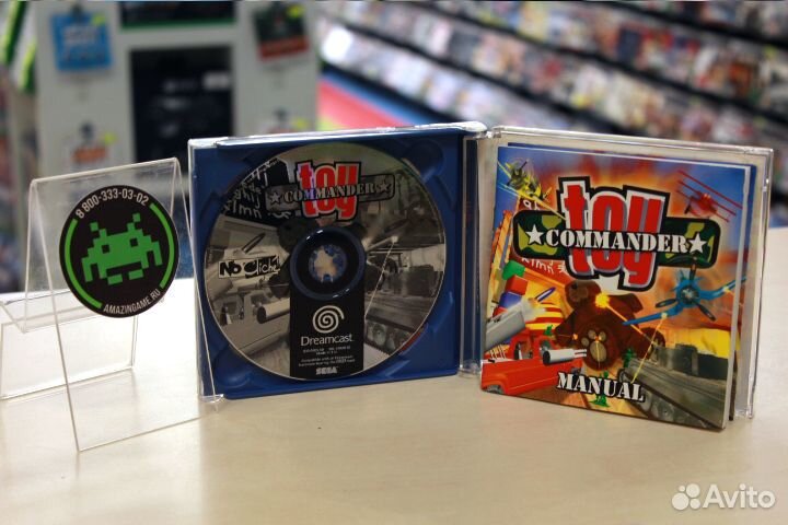 Toy Commander, б/у, английский (sega Dreamcast)