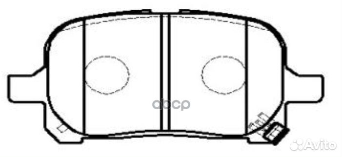 Колодки тормозные, передние (Старый CKT3) GK101
