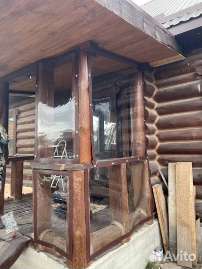 Жидкие окна на терассу