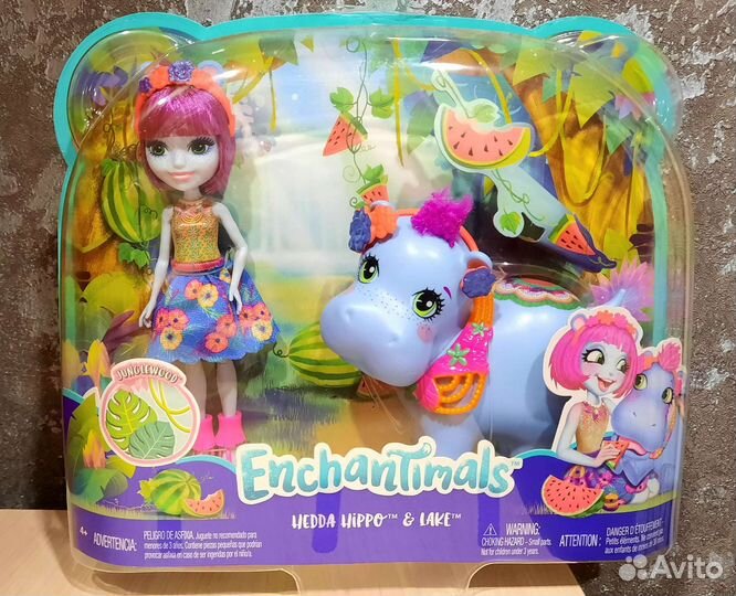 Enchantimals Лама Белый тигр Слон Жираф Энчантимал