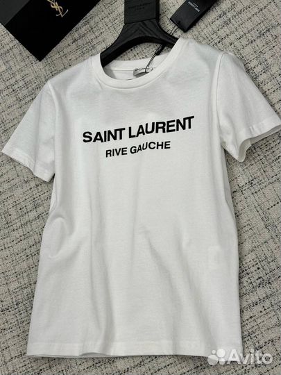 YSL футболка белая