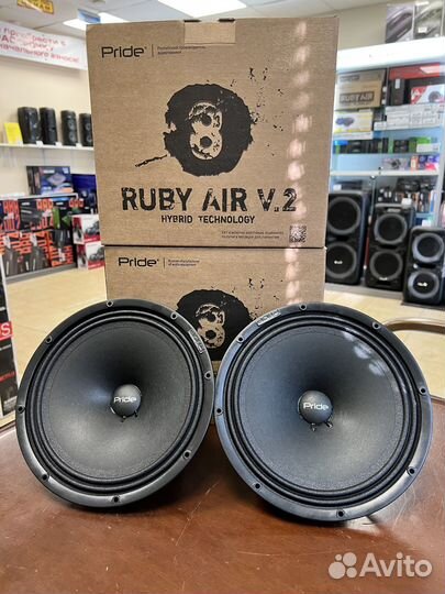 Динамики колонки мощные Pride Ruby Air 8 v2(20 см)