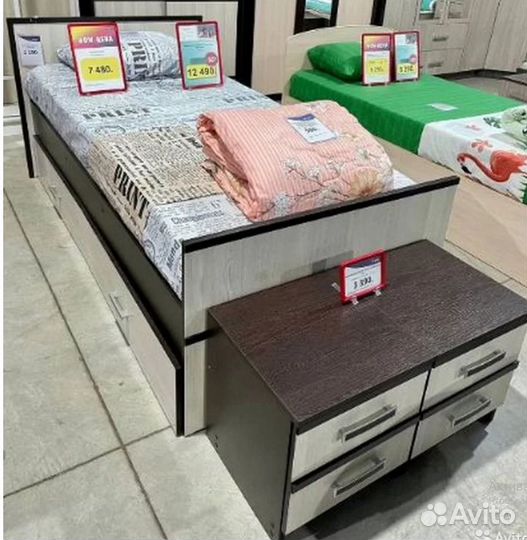 Кровать Сакура с ящиками