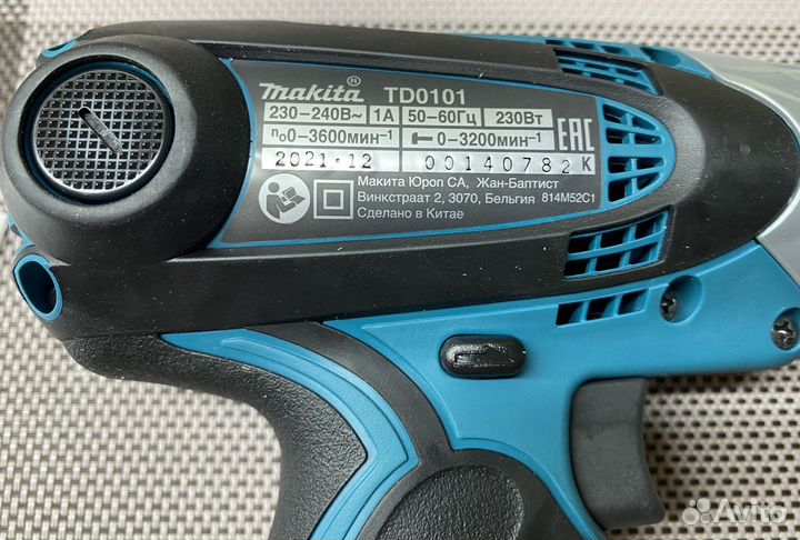 Ударный сетевой винтоверт Makita 100Нм Оригинал