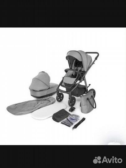 Коляска 2 в 1 Espiro Next upсеребристый