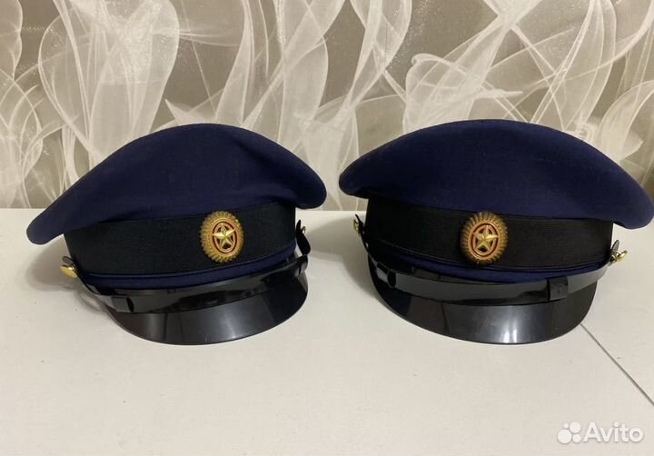 Фуражка офисная синяя