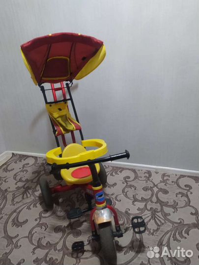 Трёхколёсный велосипед детский коляска