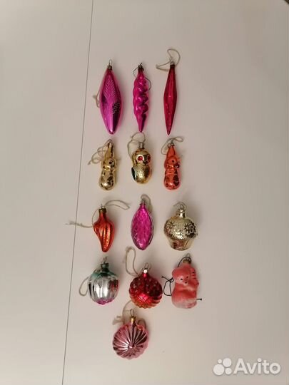 Ёлочные игрушки СССР