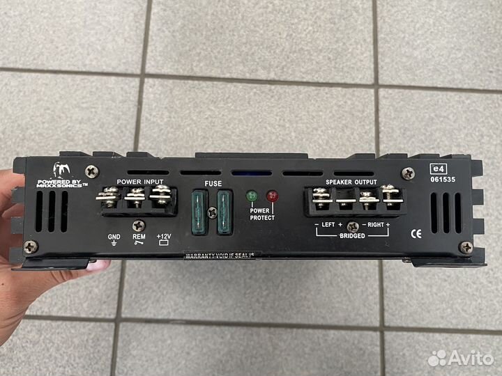 Усилитель 4х канальный crunch 1100w