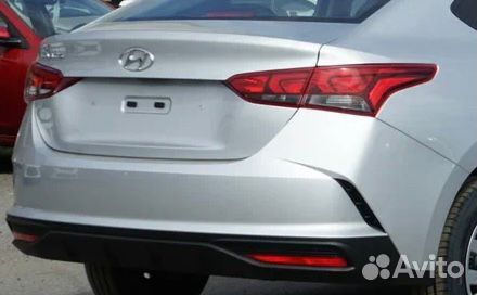 Задний бампер hyundai solaris 2 рест 2020-2023 25