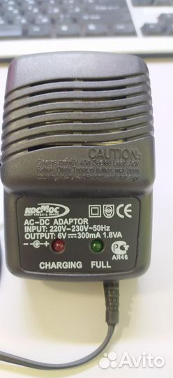 Зарядное устройство Космос для фонарей 6V, 1.8W