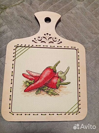 Картина вышитая крестиком ручная работа