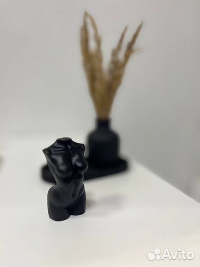 Статуэтки из гипса. Мужской торс и женский