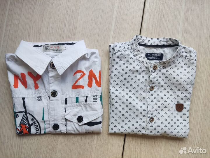 Рубашки на мальчика 110-116
