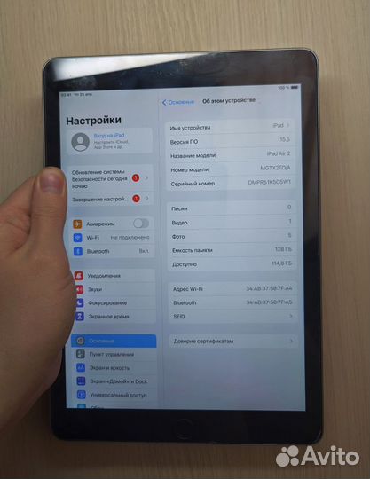 iPad Air 2 (128Gb) A1566