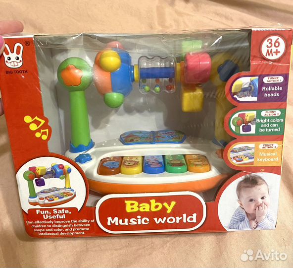 Музыкальная развивающая игрушка пианино