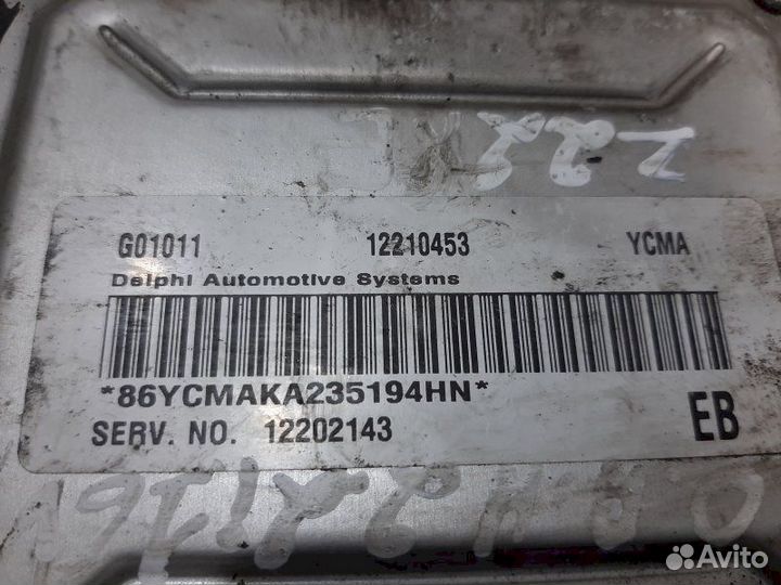 Блок управления двигателя 12210453 Opel Astra H (2