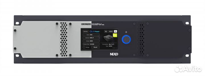 Nexo nxamp4X4MK2, цифровой 4-х канальный усилитель