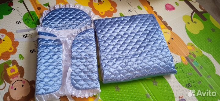 Конверт на выписку для мальчика весна/лето