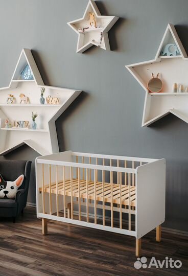 Кроватка для новорожденных Лея