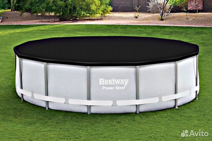 Тент для бассейна 366 - 396 Bestway