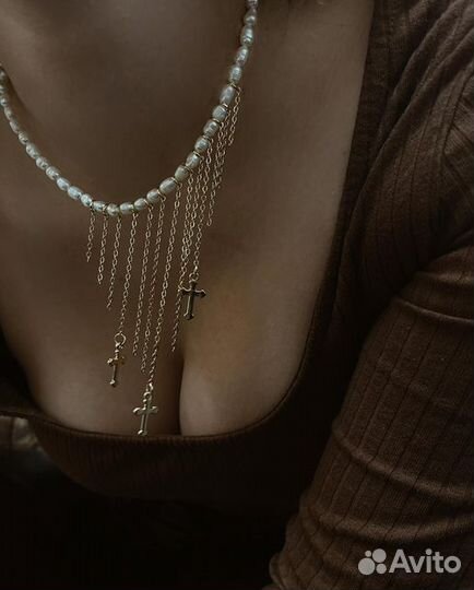 Мастер-класс чокер из камней и цепей