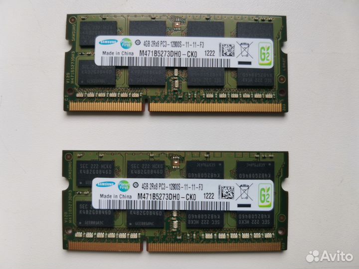 So dimm ddr3 4gb Samsung