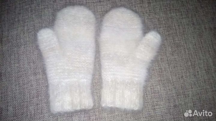 Варежки из собачьей шерсти