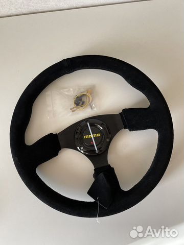 Руль OMP замша