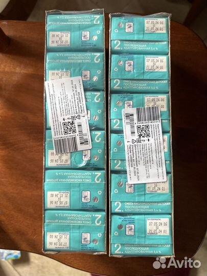 Смесь агуша кисломолочная 2