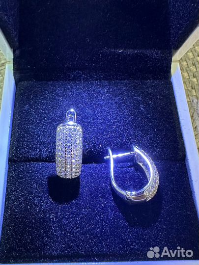 Серьги серебро