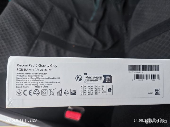 Xiaomi pad 6 8/128 новый