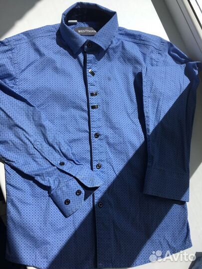 Рубашки на мальчика 8-10лет