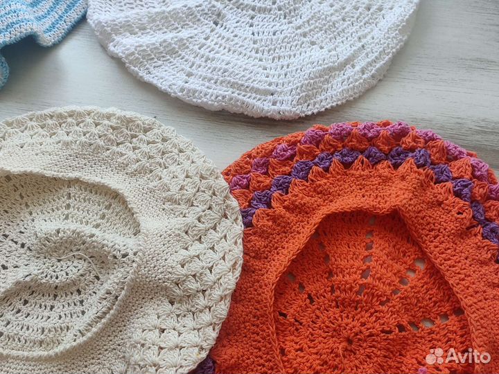 Береты панамки летние х/б