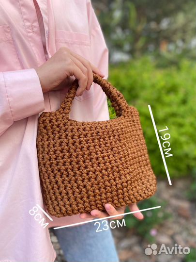 Cумочка вязанная 19*23*8 см