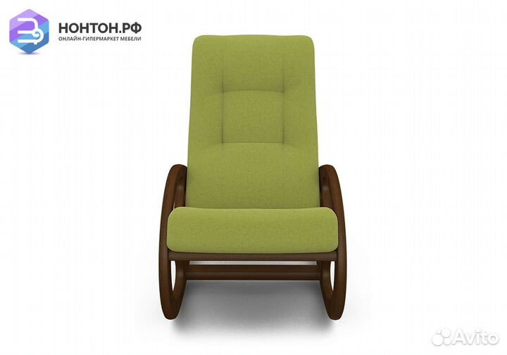 Кресло-качалка оливковое