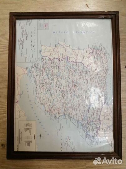 Карта Испании