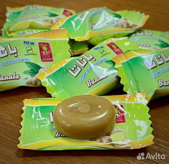 Леденцы карамельные с имбирём