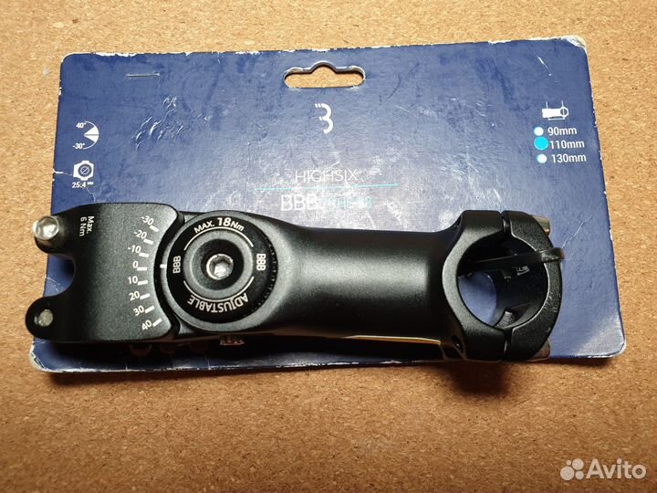 Вынос руля BBB BHS-28 HighSix 110mm (25,4mm)