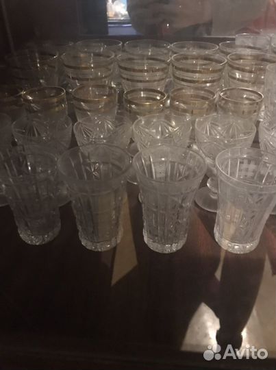 Хрустальные рюмки СССР