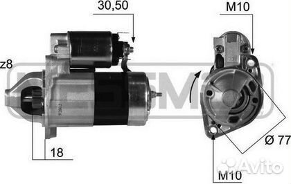 Стартер OEM Kia Sportage II 2004-2010