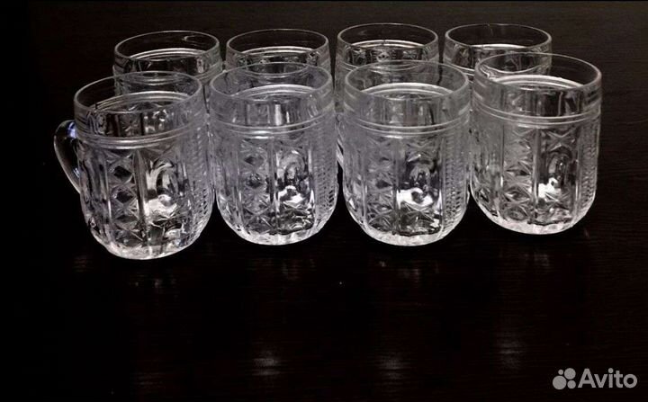 Кружки хрусталь 16 шт. СССР